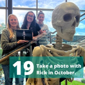 Take a photo with Rick in October.