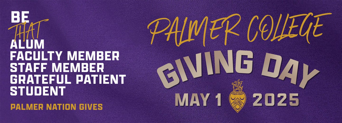 Palmer College Giving Day on May 2, 2025.