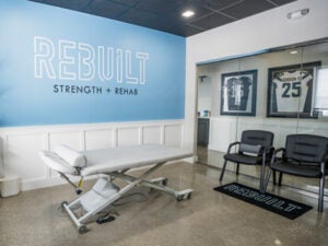 Rebuilt Strength and Rehab room.