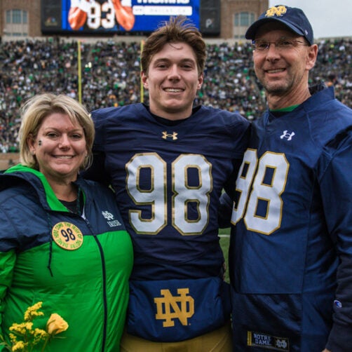 Dr. Andrew and Mitch Jeter family.